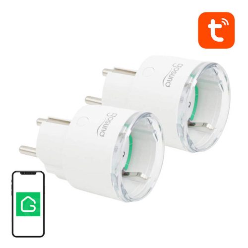 Gosund SP111 smart WiFi aljzat 3680W 16A, Tuya 2-pack