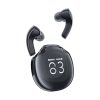 Earphones TWS Acefast T9, Bluetooth 5.3, IPX4 (obsidian black)