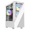 Aigo E330M computer case + 4 argb fans (white)