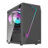 Computer case Aigo AL390 + RGB fan (black)