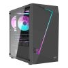 Computer case Aigo AL390 + RGB fan (black)