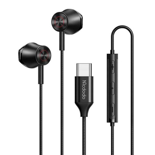 Wired earphones Mcdodo HP-4070, USB-C (black)