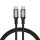 Fast Charging cable Rocoren USB-C to USB-C Retro Series 1m 60W (grey)