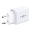 RayCue USB-C + USB-A PD 20W EU power charger (white)