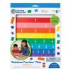 Learning Resources LER 0615 Rainbow Fraction Lapok Tálcával