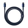 Cable USB-C to USB-C Baseus Tungsten Gold, 100W, 1m (blue)