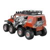 Remote-controlled RC eight-wheel remote control car 1:10 Double Eagle (orange) (amphibious) E373-003