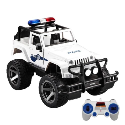 Remote-controlled car 1:12 Double Eagle (white) Jeep (Police) E550-003