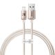 Kabel USB do iP Baseus Crystal Shine, 2.4A, 1.2m (różowy)