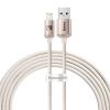 Kabel USB do iP Baseus Crystal Shine, 2.4A, 2m (różowy)