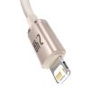 Kabel USB do iP Baseus Crystal Shine, 2.4A, 2m (różowy)