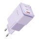 GaN 67W mains charger Mcdodo CH-1502 2x USB-C, USB-A (purple)