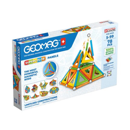 Supercolor Panels Recycled 78-piece GEOMAG GEO-379