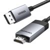 Kabel DisplayPort do HDMI Ugreen DP119, 4K 60Hz, 3m (czarny)