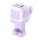 Wall charger Ugreen Nexode RG (Robot GaN), 2x USB-C + USB, 65W (purple)