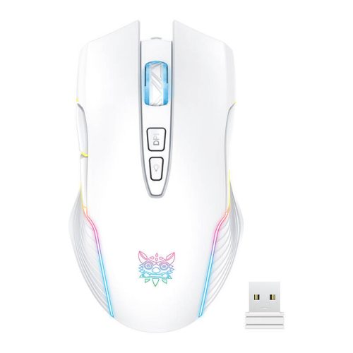 Onikuma CW905 White Wireless Gaming Mouse