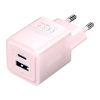 Wall charger, Vention, FEQP0-EU,  USB-C + USB- A,  30W/30W, GaN (pink)