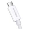 fast Charging Cable Baseus Superior 2 USB-C to USB-C 240W, 1,8m (white)