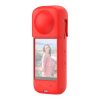 Silicone protective case PULUZ for Insta360 X4 (red)