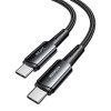 USB-C do USB-C Cable, Essager, EXCTT3-CGA0G-P, 240W, 2m (black)