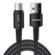 USB to USB-C cable, Essager, EXCT-CGB01, 66W, 0.5m (black)