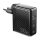 Wall charger, Essager, ECT2CA-ZXB01-Z, GaN, USB-A, USB-C 100W (black)