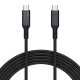 USB-C to USB-C Cable Aukey CB-MCC102, 100W, 1.8m (black)