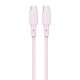 USB-C to USB-C Cable Aukey CB-SCC102, 100W, 1.8m (pink)