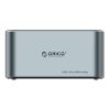 Orico docking station for 2.5" / 3.5" HDD / SSD, 5Gbps, USB-C to USB-C/A with cloning function (black)