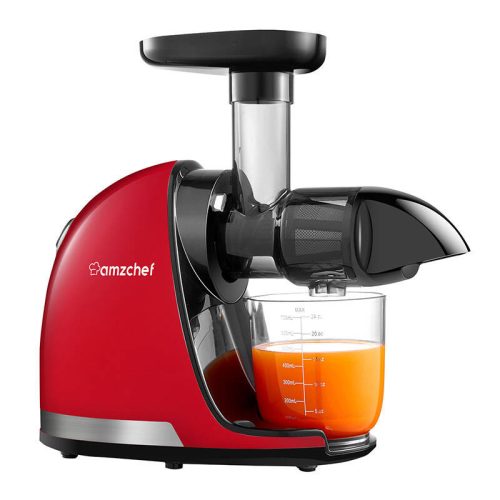 Slow Juicer AMZCHEF 1501-RD (Red)