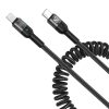 Mcdodo CA-1960 USB-C to Lightning spring cable, 36W, 1.8m (black)