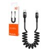 Mcdodo CA-1960 USB-C to Lightning spring cable, 36W, 1.8m (black)