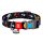 Nylon dog collar with QR code Waudog "NASA" size M