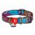 Nylon dog collar with QR code Waudog "Summer" size XL