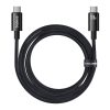 Baseus Cable USB Tungsten Gold USB-C to USB-C 100W 1,5m (black)