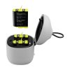 Telesin Allin box triple-channel charger + 3 batteries for GoPro Hero 12 / 11 / 10 / 9 (yellow)