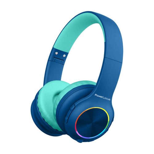 Wireless Headphones for kids PowerLocus PLED (navy&blue)