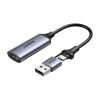 HDMI Capture Card / Grabber Ugreen CM489, 4K 60Hz, USB + USB-C