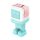 Wall charger Ugreen Nexode RG (Robot GaN) , 2x USB-C + USB, 65W (pink - blue)