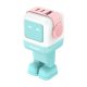 Wall charger Ugreen Nexode RG (Robot GaN) , 2x USB-C + USB, 65W (pink - blue)