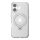 Torras Ostand Spin Case for iPhone 16 Plus (Transparent)