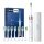 FairyWill FW-P80 sonic toothbrush with tip set and case (White)