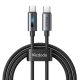 Mcdodo CA-5740 USB-C to USB-C cable, 100W 1.2m (black)