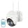 Wireless 3MP WiFi outdoor camera ieGeek ZS-GX1S white 5200mAh