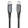 USB-C to USB-C 100W Vention TAHHD 5A 0.5m USB 3.1 Gen2 4K cable (gray)