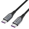 USB-C to USB-C 100W Vention TAHHF 5A 1m USB 3.1 Gen2 4k cable (gray)