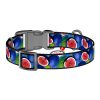 Waudog "Fig" nylon dog collar with QR code, size XL