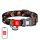 Waudog "Oranges" nylon dog collar with QR code, size L