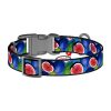 Waudog "Fig" nylon dog collar with QR code, size S