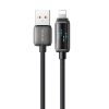 Mcdodo CA-5250 USB-A Lightning kábel, LED kijelző, 1.2m